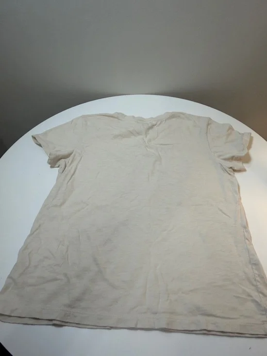 J. Crew Cream Short-Sleeve Tee with Black Rose Outline - Picture 6 of 6
